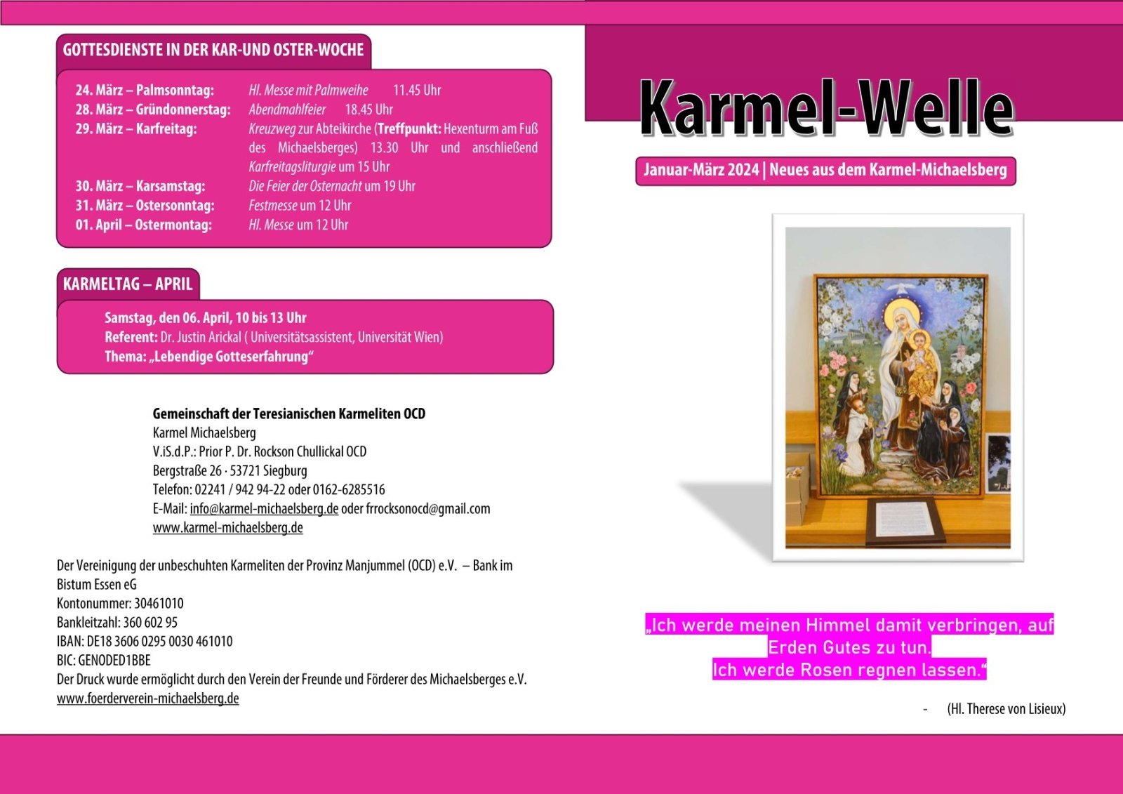 karmel-welle jan-märz 2024 seite 1-1 (c) Karmel Michaelsberg