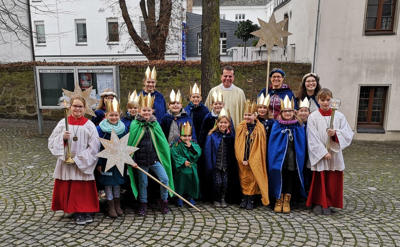 Gruppenfoto Sternsinger St. Servatius (c) Marion Krüger