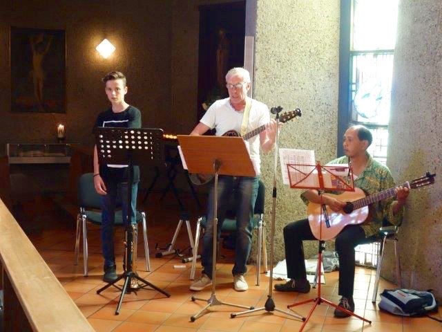 Messe mit Pater Kollwitz_die Musiker (c) Uta Koepp
