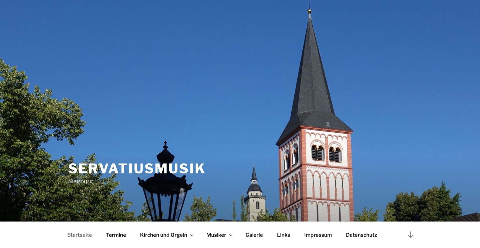 Homepage Servatiusmusik (c) Guido Harzen