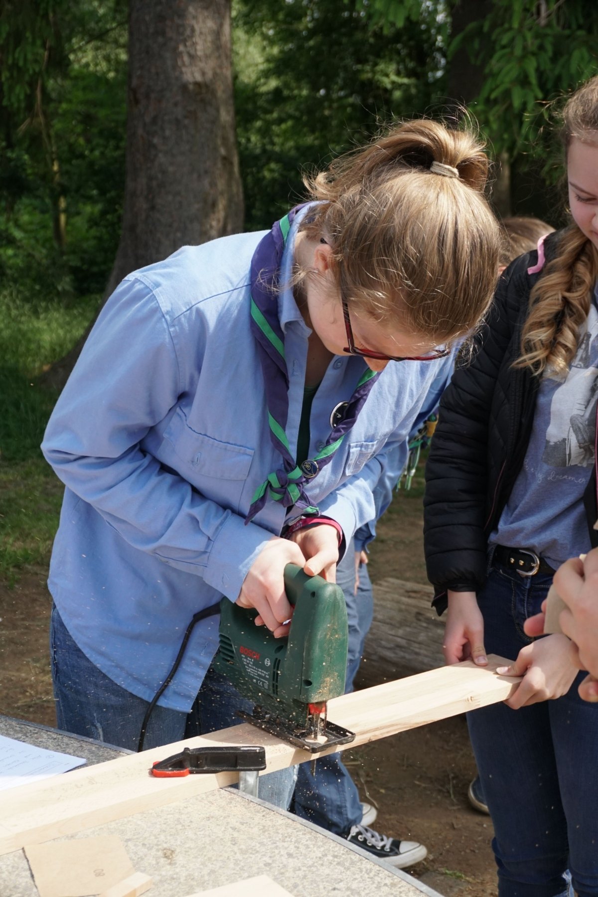Jette beim Werken (c) Sandra Dybowski