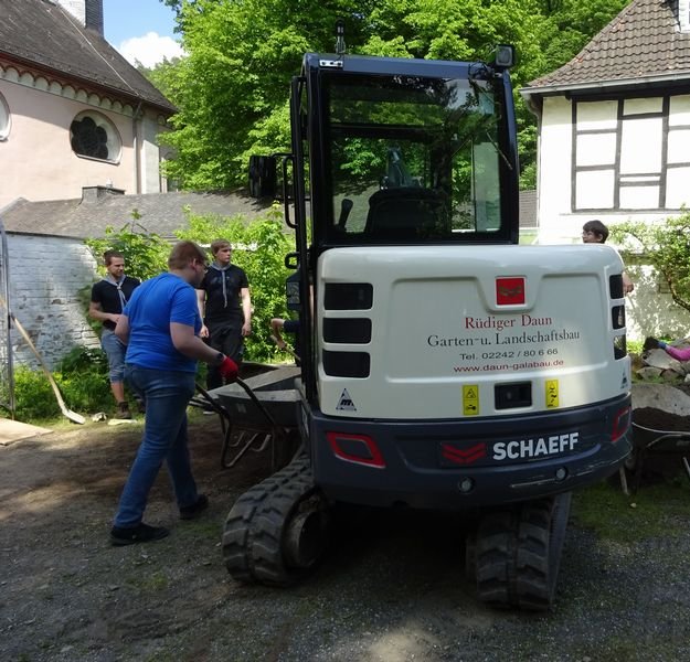 72 Stunden-Aktion Bagger (c) Dr. Andrea Korte-Böger