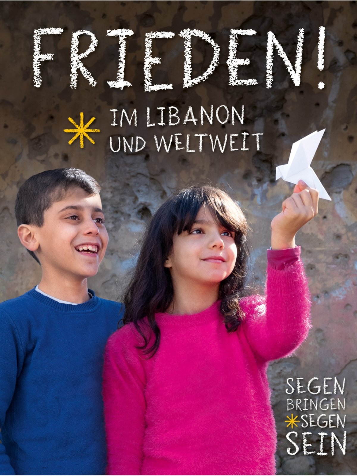 Das Plakat der aktuellen Sternsingeraktion. (c) Kindermissionswerk