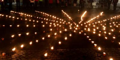 EineMillionSterne-Aktion auf dem Marktplatz 2019