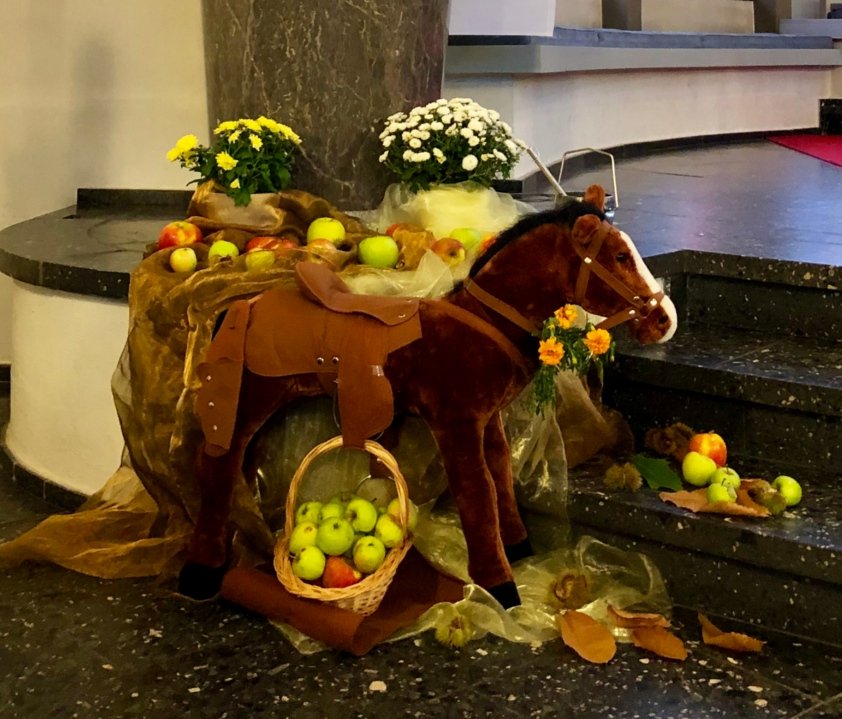 Ernteschmuck in Liebfrauen 2019 (c) Gabi Pöge