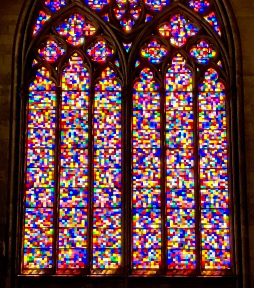 KoKi-Abschlussfahrt: Richterfenster im Dom (c) Susanne Coenen