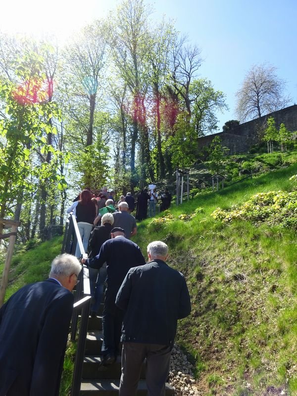 Kreuzweg der Karmeliten: Stufen hoch (c) Andrea Korte-Böger