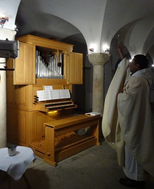 Orgel Krypta Segnung (c) Dr. Andrea Korte-Böger