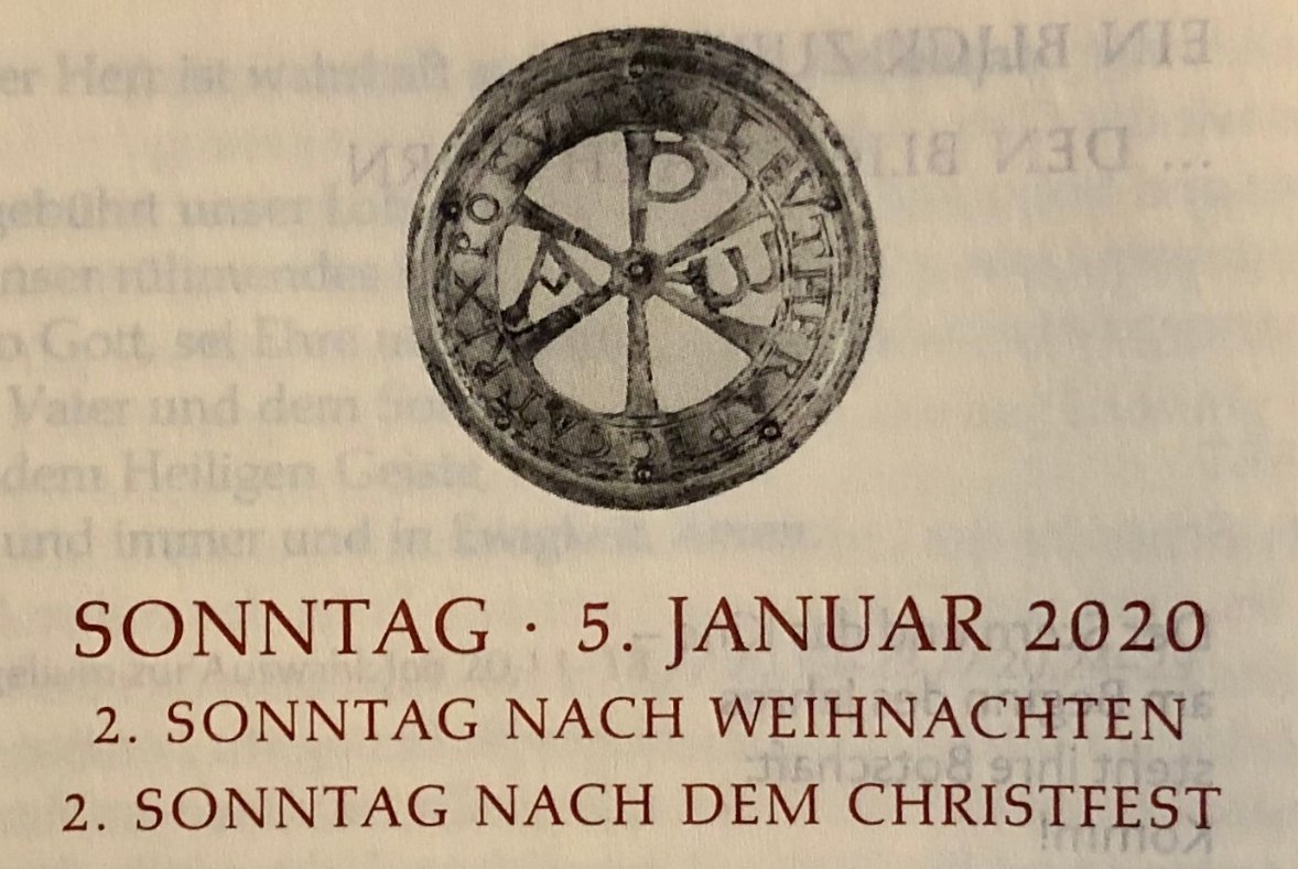 Vorwort 2. Sonntag nach Weihnachten (c) Gabi Pöge