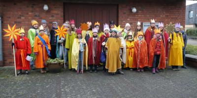 Sternsinger der Pfadfinderinnen Deichhaus