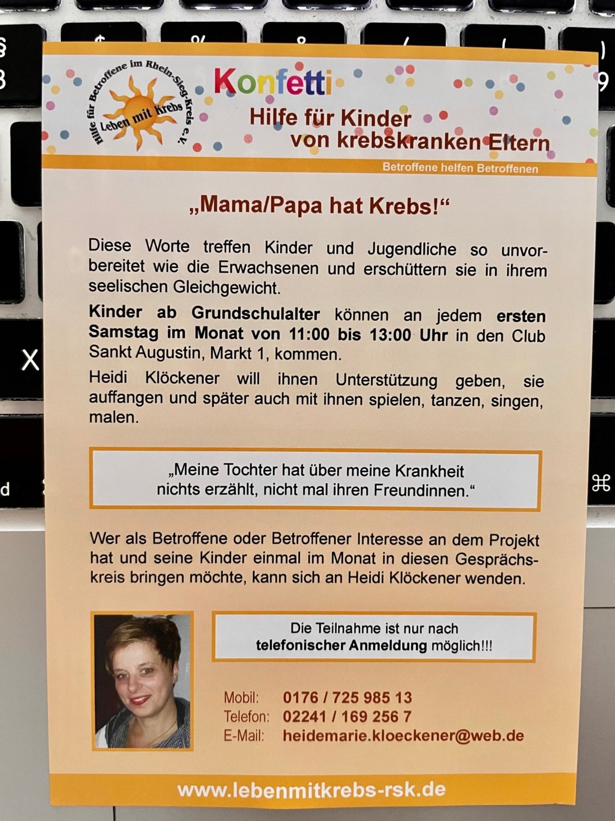 Infoflyer von 