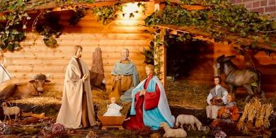 Krippe in Braschoß Weihnachtsgruß
