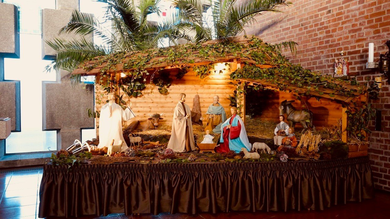 Krippe in Braschoß Weihnachtsgruß (c) Christina Schmidt