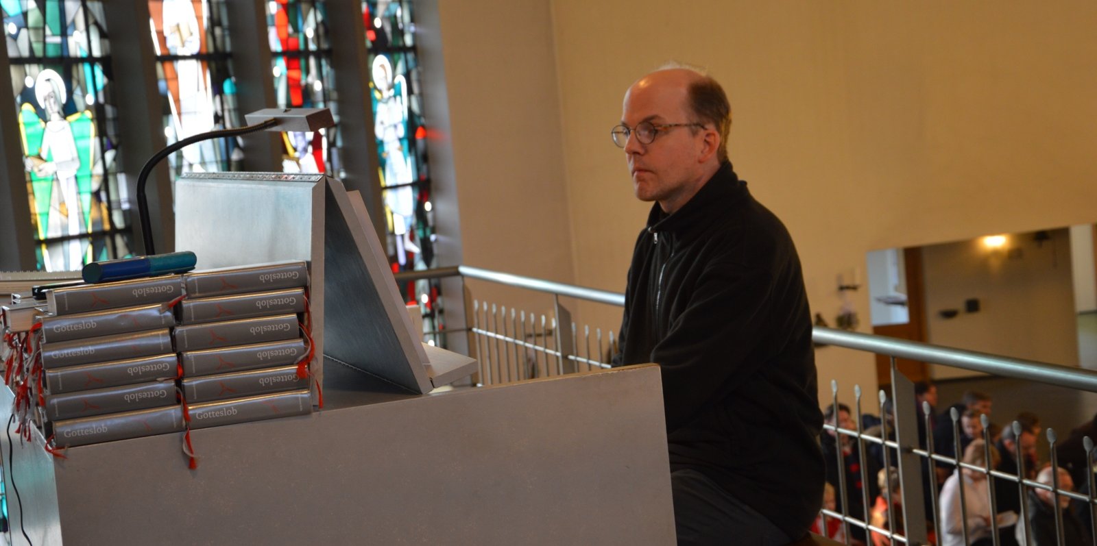 Organist im Einsatz (c) Martina Sedlaczek