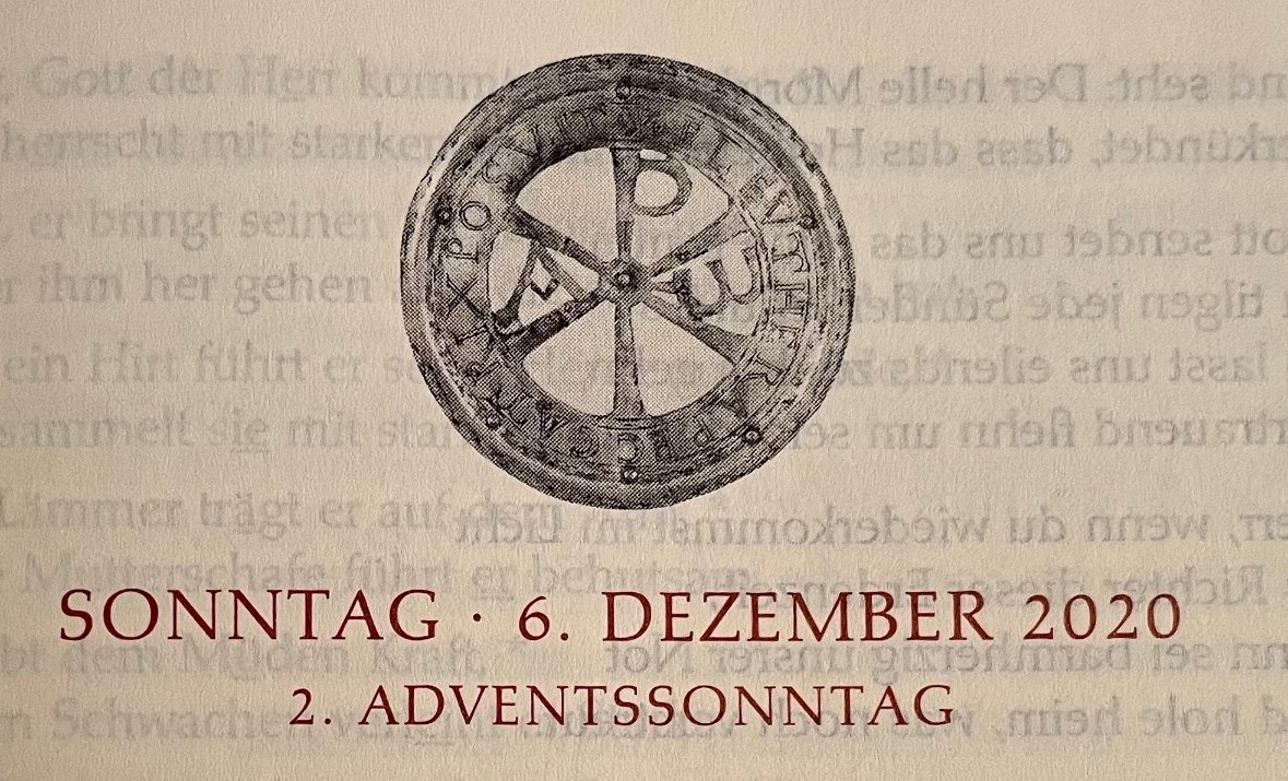 Vorwort zum 2. Adventssonntag 2020 (c) Gabi Pöge