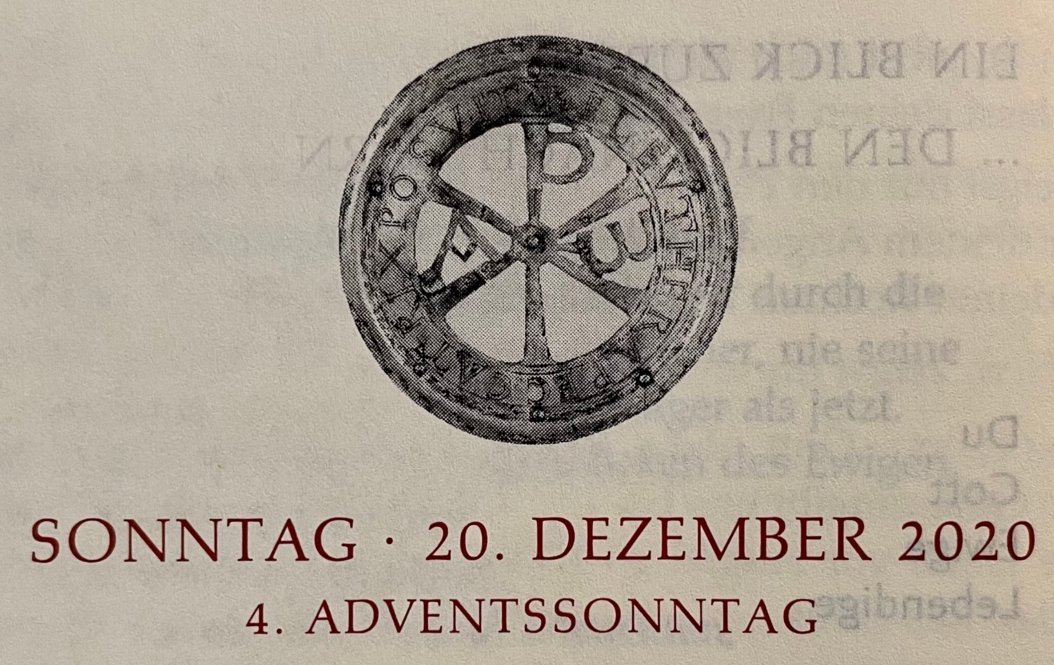 Vorwort zum 4. Advent 2020 (c) Gabi Pöge