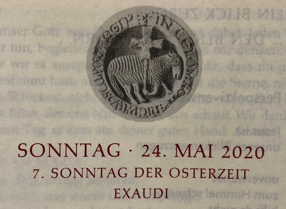 7. Sonntag der Osterzeit2020 (c) Gabi Pöge