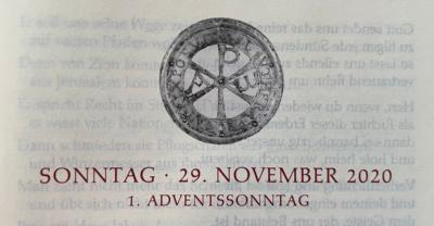 Vorwort zum 1. Advent 2020