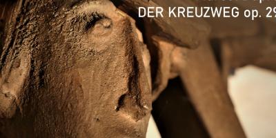 Ankündigungsplakat: musikalische Kreuzwegmeditation