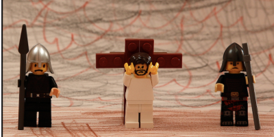 Jesus am Kreuz – Lego
