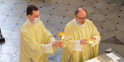 Erste Messe Diakon Grässlin