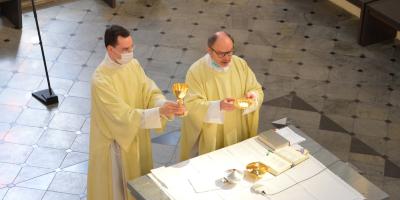 Erste Messe Diakon Grässlin