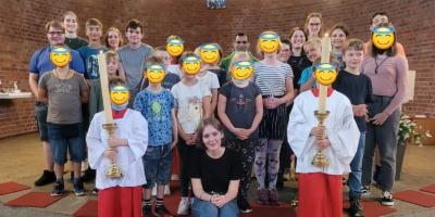 Gruppenbild Kirche