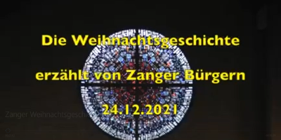 Zanger Weihnachtsgeschichte