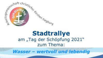 Plakat zum Tag der Schöpfung 2021