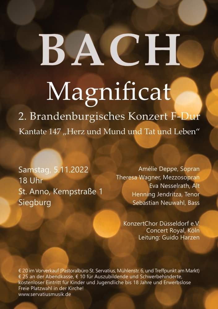 Bach Plakat (c) Guido Harzen
