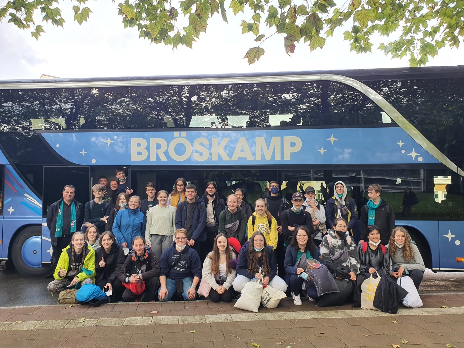 Romwallfahrt Abfahrt Gruppenbild (c) die Messdiener-Leiterrunde