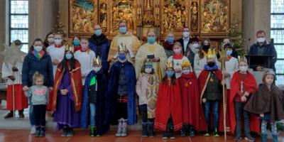 Sternsinger Gruppenbild St. Anno