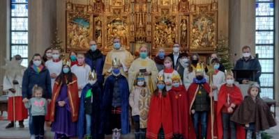 Sternsinger Gruppenbild St. Anno