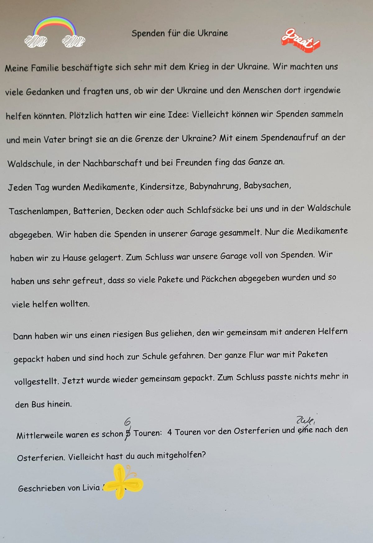 Brief von Livia (c) Eugen Peterko Brief von Livia (c) Eugen Peterko