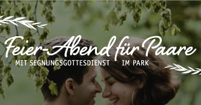 Plakat zum 'Feierabend'