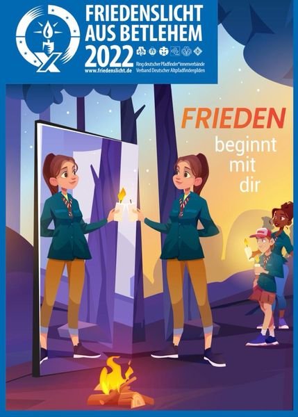 Friedenslicht Plakat 2022 (c) Aktion Friedenslicht