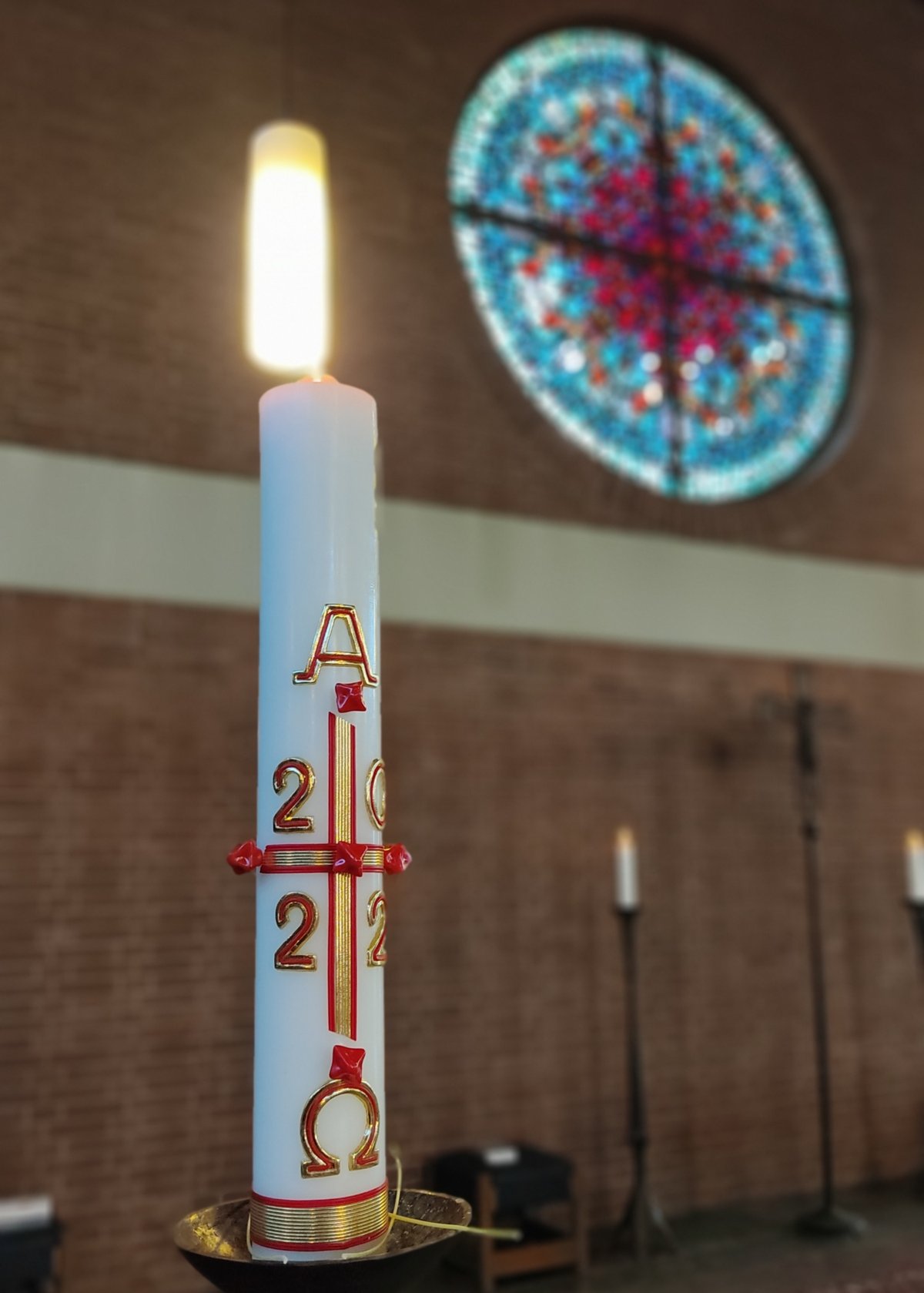 Osterkerze Hedwig 2022 (c) Martina Sedlaczek