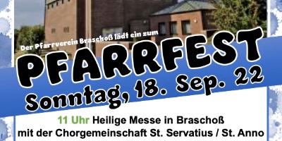 Pfarrfest 2022 Plakat