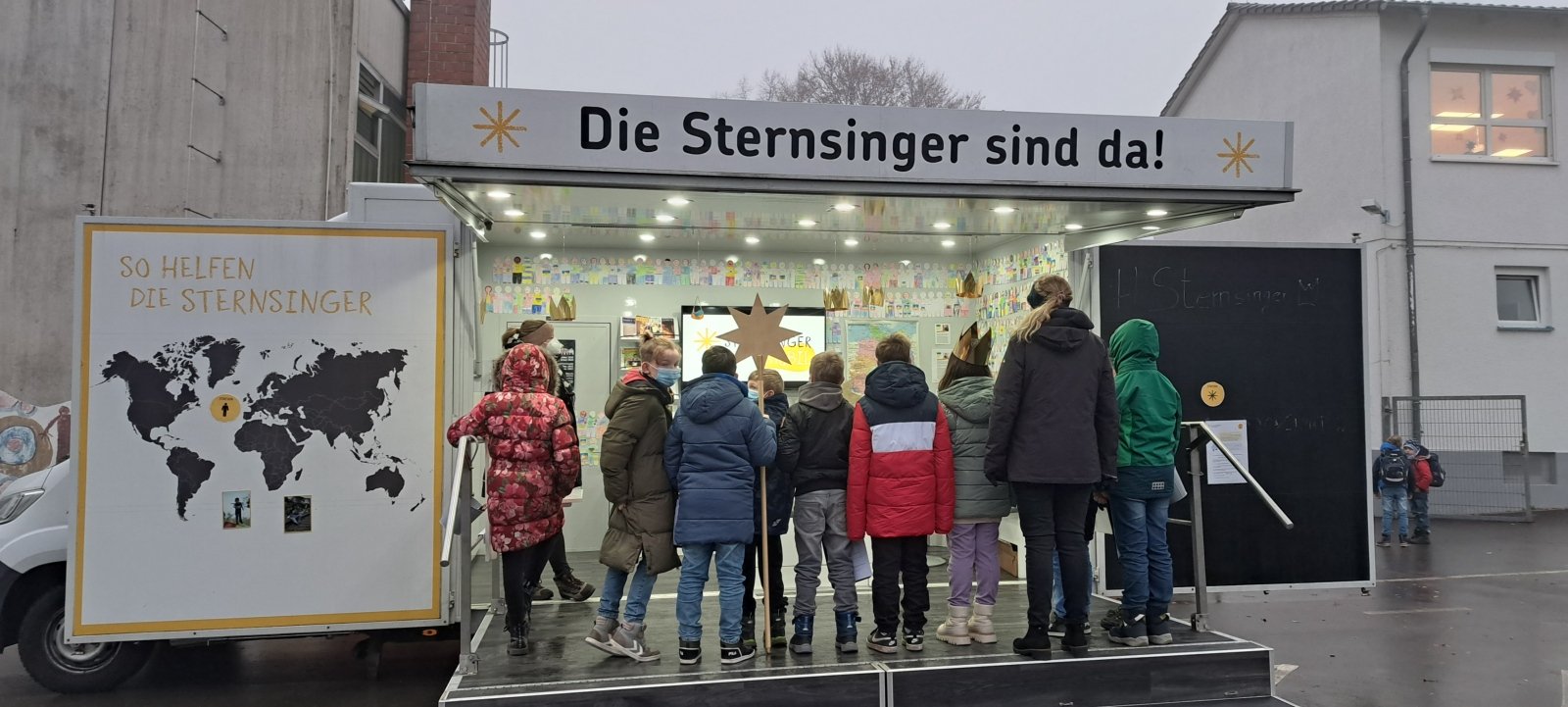 Sternsingermobil auf dem Stallberg (c) Uta Köpp