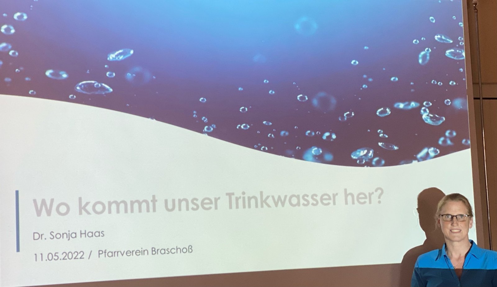 Trinkwasservortrag in Braschoß (c) Christina Schmidt