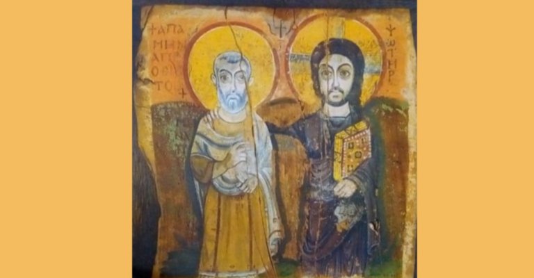 Christus und Menas (c) Martina Sedlaczek