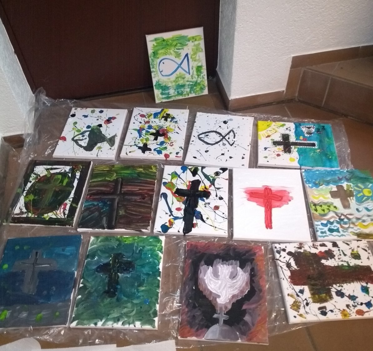 6.Treffen Firmungvorbereitung 2023_ActionPainting (c) Judith Haneke