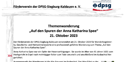 Wanderung Förderverein Exodus