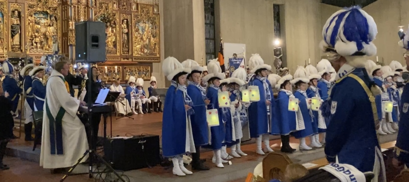 Funkengottesdienst (c) Funken blau weiß