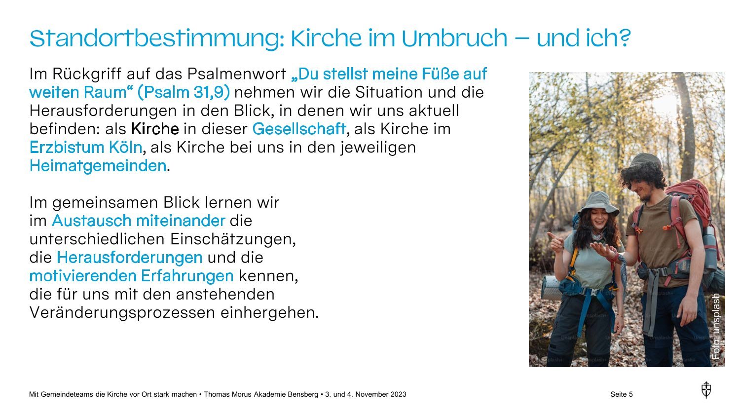 Gemeindeteam-WE_TMA Bensberg_3. 4. November 2023 - Kurzfassung (c) Erzbistum Köln