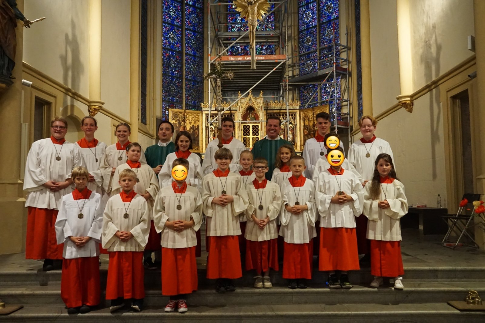 Messdienereinführung Gruppenbild (c) Die Messdiener-Leiterrunde St.Servatius