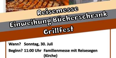 2024-06-30 Reisemesse - Einsegnung Bücherschrank
