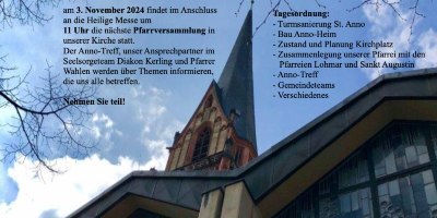 Pfarrversammlung Sankt Anno