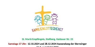 ‎Flyer Familienmessen oberer Ort 2024-25.‎1
