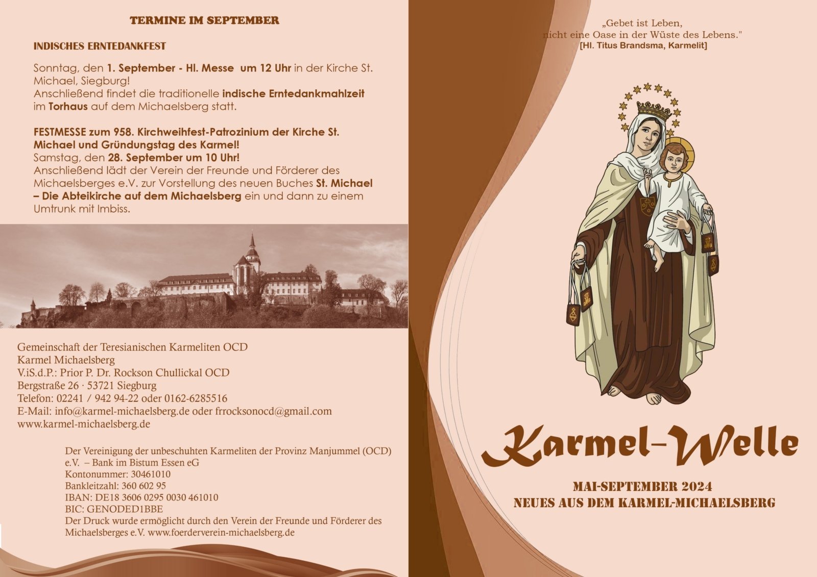 Karmel welle A4 page 1 copy (c) Pater Rockson